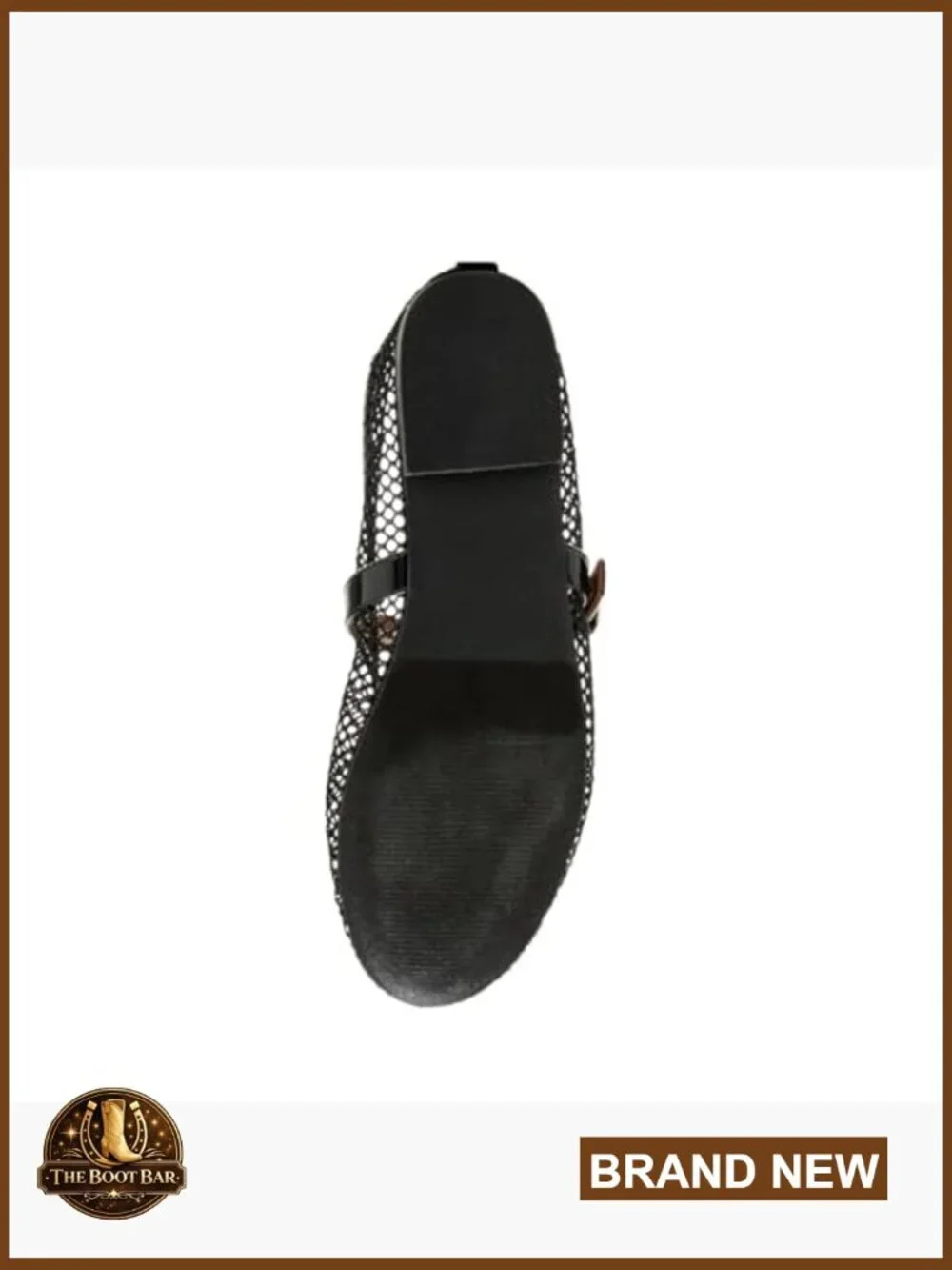 Faux Leather Ballet Flats, Mary Jane Style, Buckle Closure, Dance Shoes